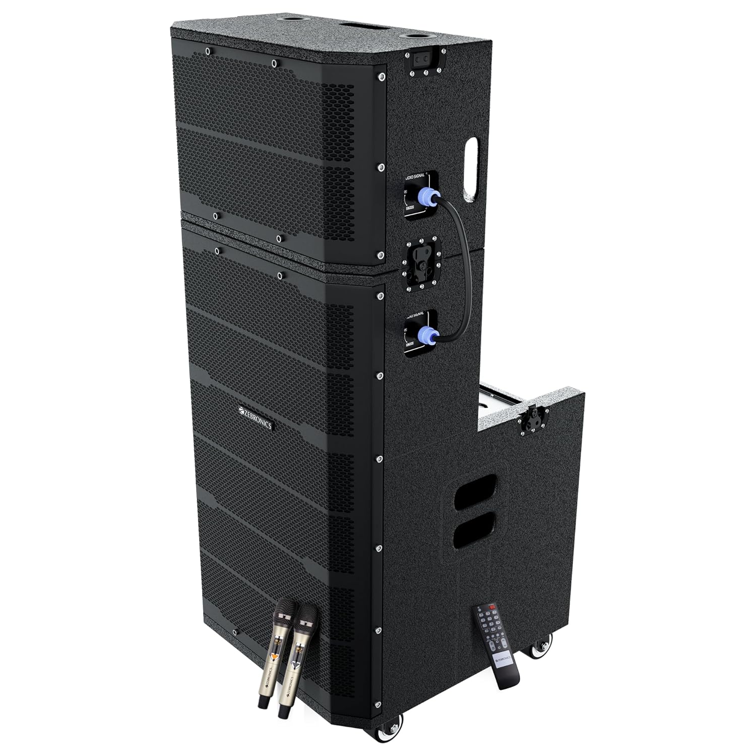 ZEBRONICS Mytho Plus Trolley Party DJ Speaker, 660 Watts, Supports Bluetooth - Image 3