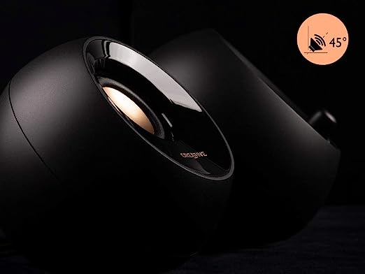 Creative Pebble Plus 2.1 USB-Powered Desktop Speakers with Powerful Down-Firing Subwoofer and Far-Field Drivers, 8W RMS with 16W Peak Power for Computer PCs and Laptops (Black) - Image 4