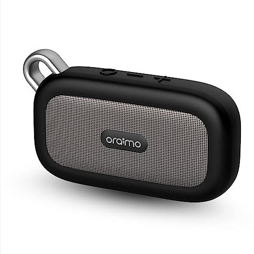 Oraimo Wireless Bluetooth Speaker with 3W Studio Quality Sound,Powerful Bass, 5 Hours Playtime, IPX7 Waterproof Portable Speaker Built in Mic