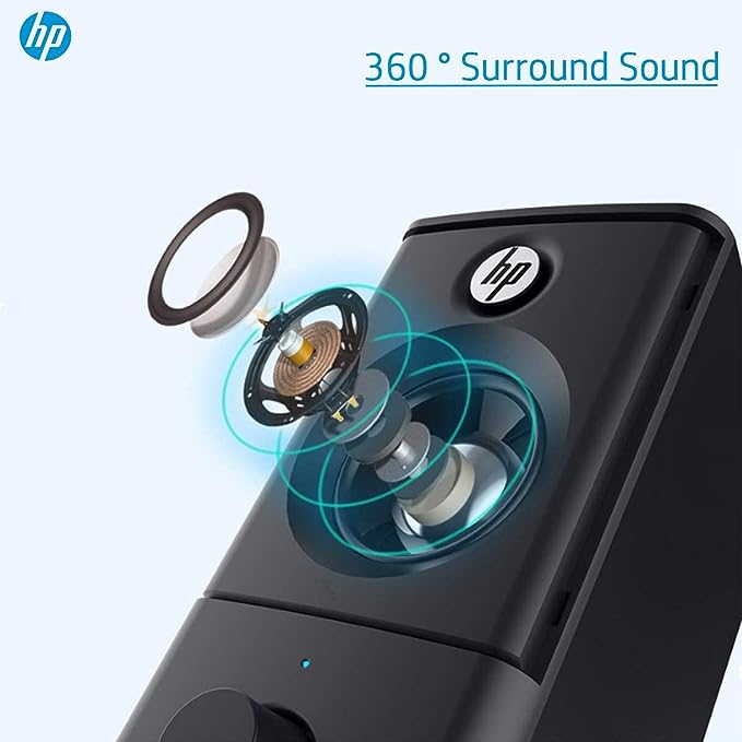 (Renewed) HP Multimedia DHS-2101 HD Speaker with 3.5mm Audio Jack for Desktop Office Home Stereo Small Speaker (8CA76AA) - Image 4