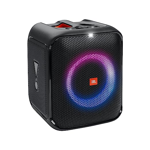 JBL Partybox Encore Essential | Portable Bluetooth Party Speaker | 100W Monstrous Pro Sound | Dynamic Light Show | Upto 6Hrs Playtime | Built-in Powerbank | Mic Support PartyBox App (Black)