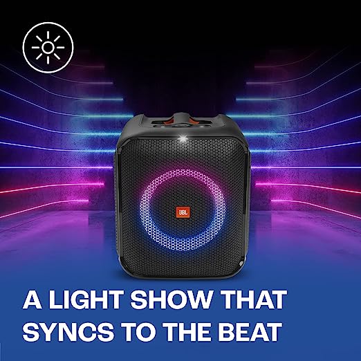 JBL Partybox Encore Essential | Portable Bluetooth Party Speaker | 100W Monstrous Pro Sound | Dynamic Light Show | Upto 6Hrs Playtime | Built-in Powerbank | Mic Support PartyBox App (Black) - Image 4