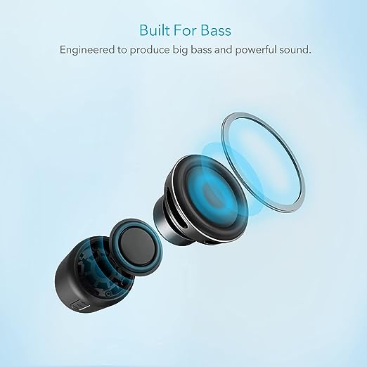Anker Soundcore R50i Black True Wireless (TWS) Earbuds 10mm Drivers with Big Bass, Bluetooth 5.3, 30H Playtime, IPX5-Water Resistant, AI Clear Calls with 2 Mics, 22 Preset EQs via App (Mini Speaker) - Image 4