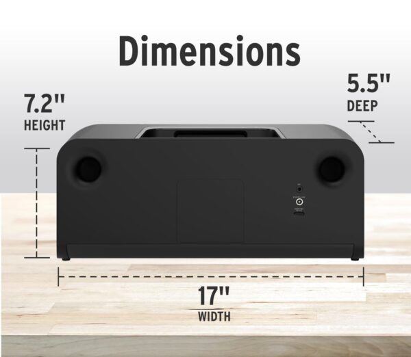 Klipsch Groove XXL Portable Bluetooth Speaker with 5.25" Subwoofer - Image 3