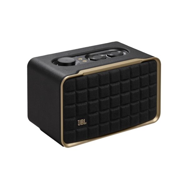 JBL Authentics 200, Smart Home WiFi Speaker and Music Streaming, Voice Assist and Bluetooth Connectivity, Automatic Calibration
