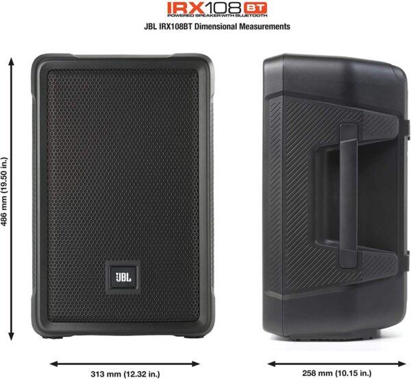 JBL Professional IRX108BT Powered Bluetooth Speaker - Image 3