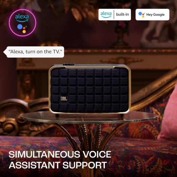 JBL Authentics 200, Smart Home WiFi Speaker and Music Streaming, Voice Assist and Bluetooth Connectivity, Automatic Calibration - Image 3