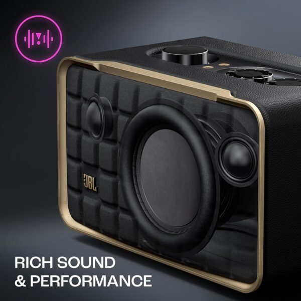 JBL Authentics 200, Smart Home WiFi Speaker and Music Streaming, Voice Assist and Bluetooth Connectivity, Automatic Calibration - Image 2
